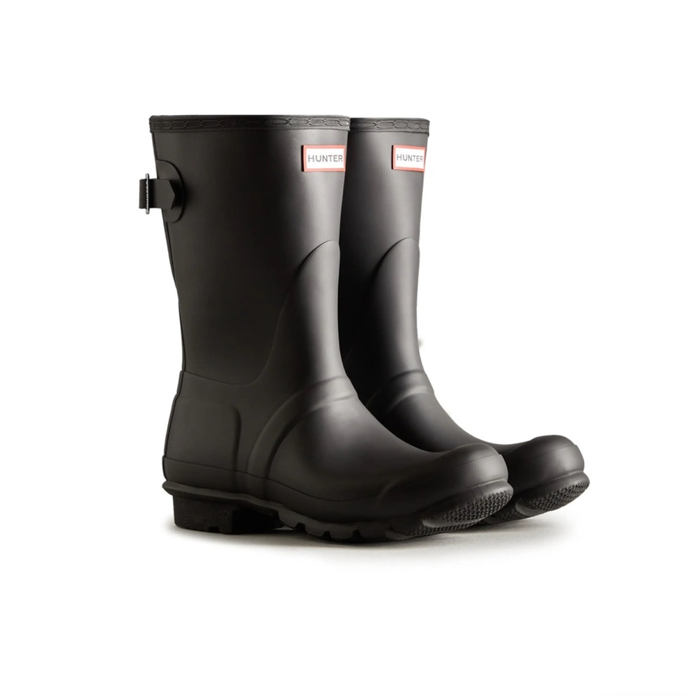 Hunter Black Rain Boots - size 7